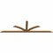 Ekena Millwork Richland Smooth Timber Gable Bracket, Western Red Cedar, 96"W x 28"H x 1 1/2"D x 3 1/2"F, 7/12 Pitch GBW096X28X0204RIC00SWR - alternate 3